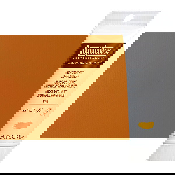 Liquitex Heavy Body Acrylic Transparent Raw Sienna 2oz Tube - (69381)