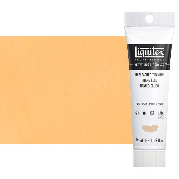 Liquitex Heavy Body Acrylic Unbleached Titanium 2oz tube - (3901)
