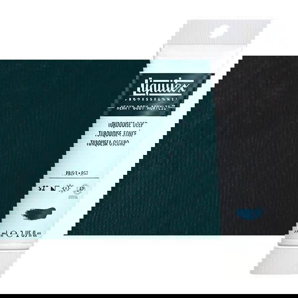 Liquitex Heavy Body Acrylic Turquoise Deep 2oz Tube - (36223)