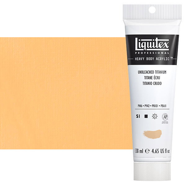 Liquitex Heavy Body Acrylic Unbleached Titanium 4.65oz Tube - (3969)