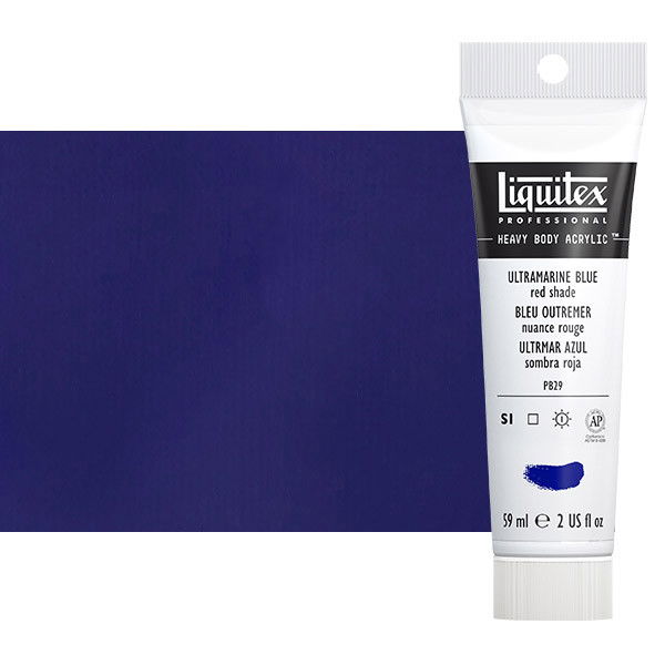 Liquitex Heavy Body Acrylic Ultramarine Blue Red Shade 2oz Tube - (51939)