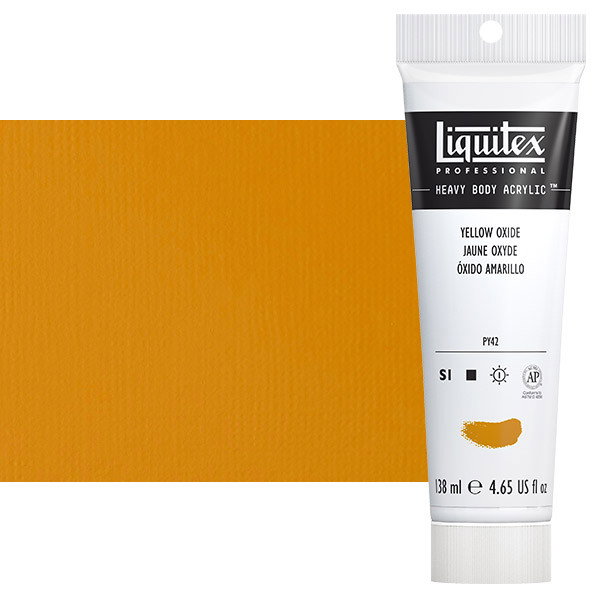 Liquitex Heavy Body Acrylic Yellow Oxide 4.65oz Tube - (3978)