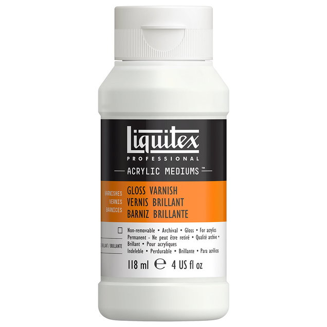 Liquitex Professional Gloss Varnish 4oz. (118mL) - (1000016983) Liquitex Professional Gloss Varnish 4oz. (118mL) - (1000016983)