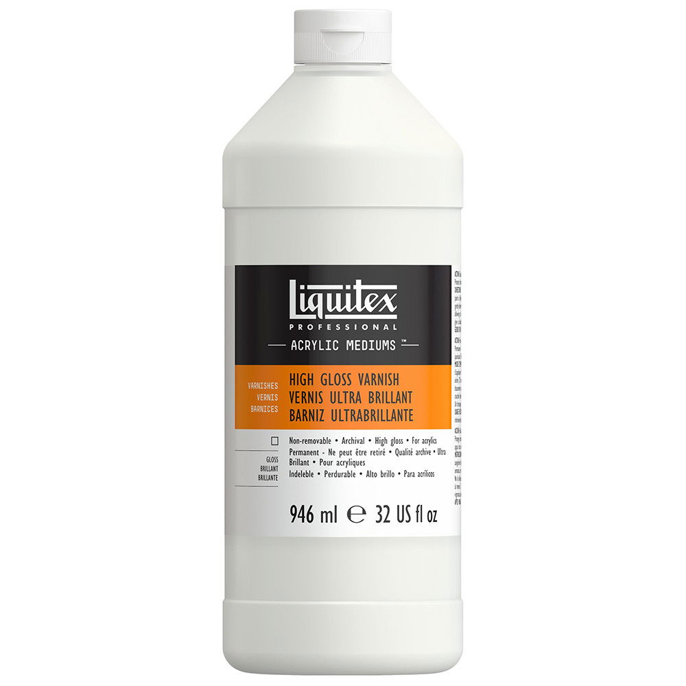 Liquitex Professional High Gloss Varnish 32oz. (946mL) - (73779)