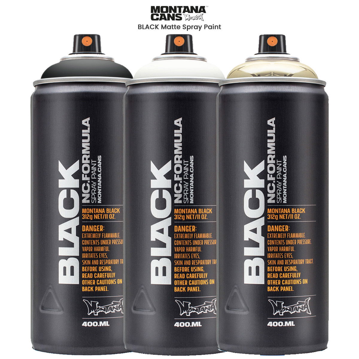 Montana BLACK Spray Paint