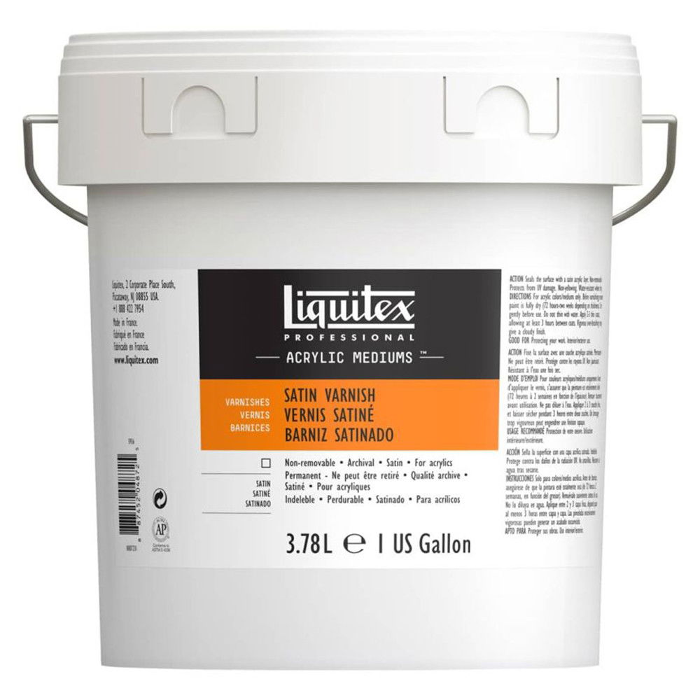 Liquitex Professional Satin Varnish Gallon (3.78L)