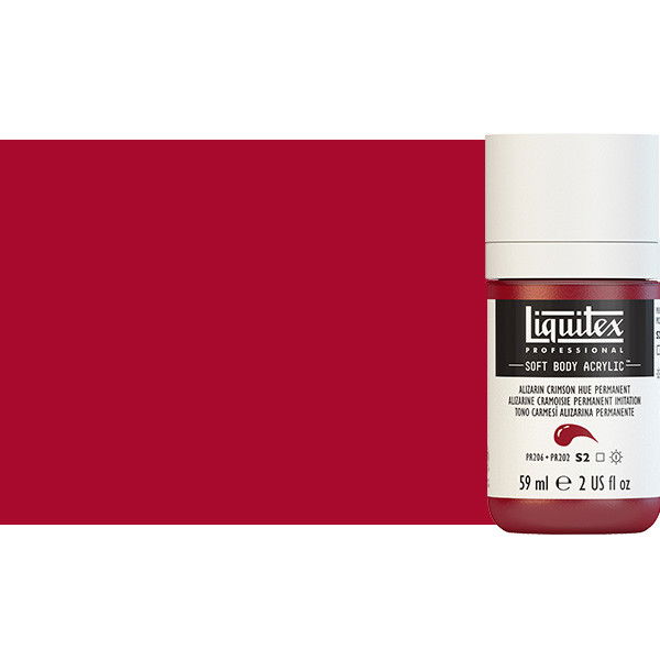 Liquitex Soft Body Acrylic Paint 2oz Alizarin Crimson Hue Permanent - (200029719) Liquitex Soft Body Acrylic Paint 2oz Alizarin Crimson Hue Permanent - (200029719)