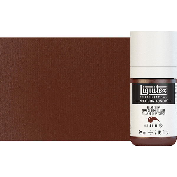 Liquitex Soft Body Acrylic Paint 2oz Burnt Sienna - (200029725)