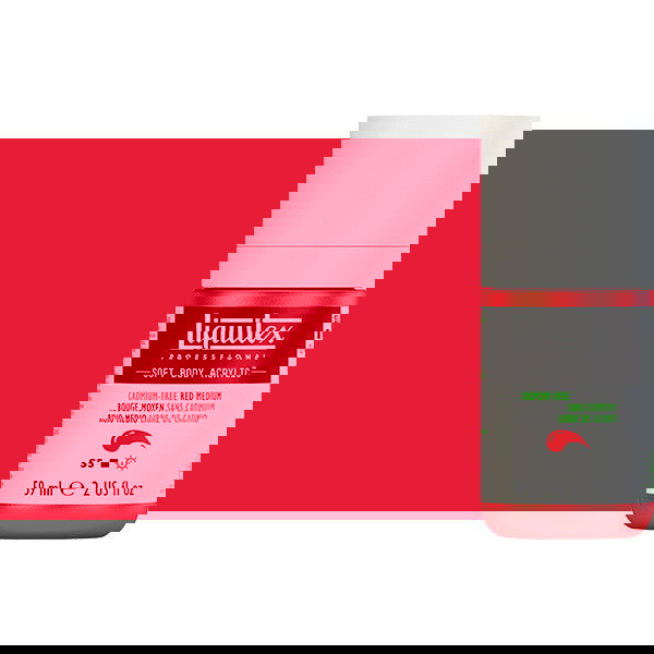 Liquitex Soft Body Acrylic Paint 2oz Cadmium-Free Red Medium - (200029730)
