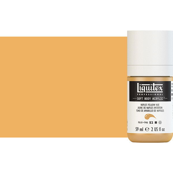 Liquitex Soft Body Acrylic Paint 2oz Naples Yellow Hue - (200029778)