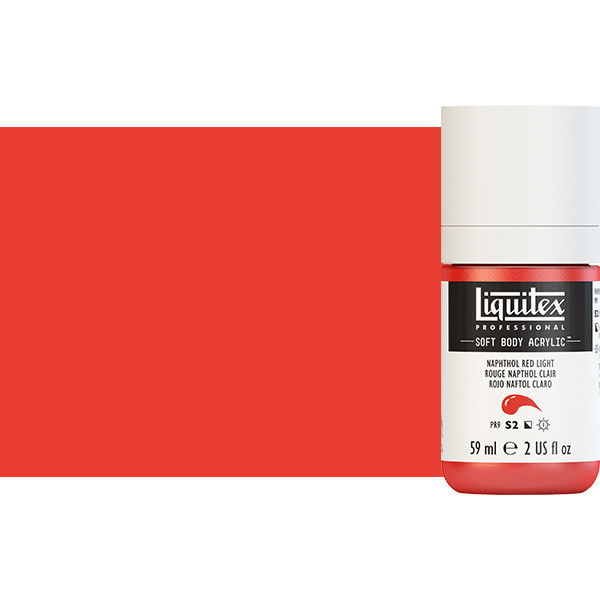 Liquitex Soft Body Acrylic Paint 2oz Naphthol Red Light - (200029777)
