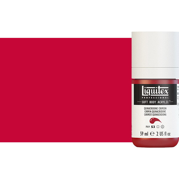 Liquitex Soft Body Acrylic Paint 2oz Quinacridone Crimson - (200029793)