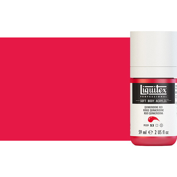 Liquitex Soft Body Acrylic Paint 2oz Quinacridone Red - (200029795)