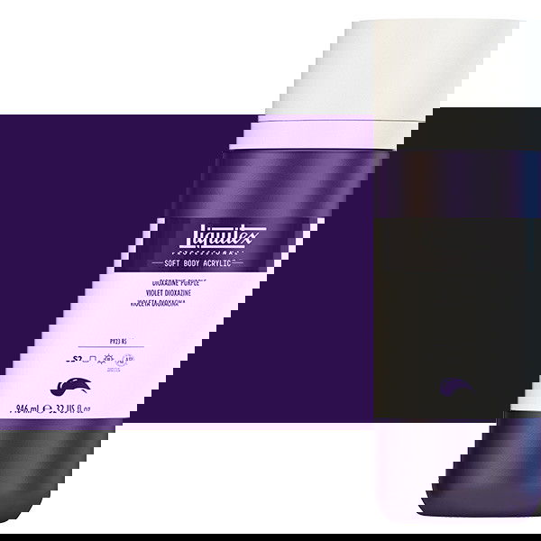 Liquitex Soft Body Acrylic Paint 32oz Dioxazine Purple - (200029852)