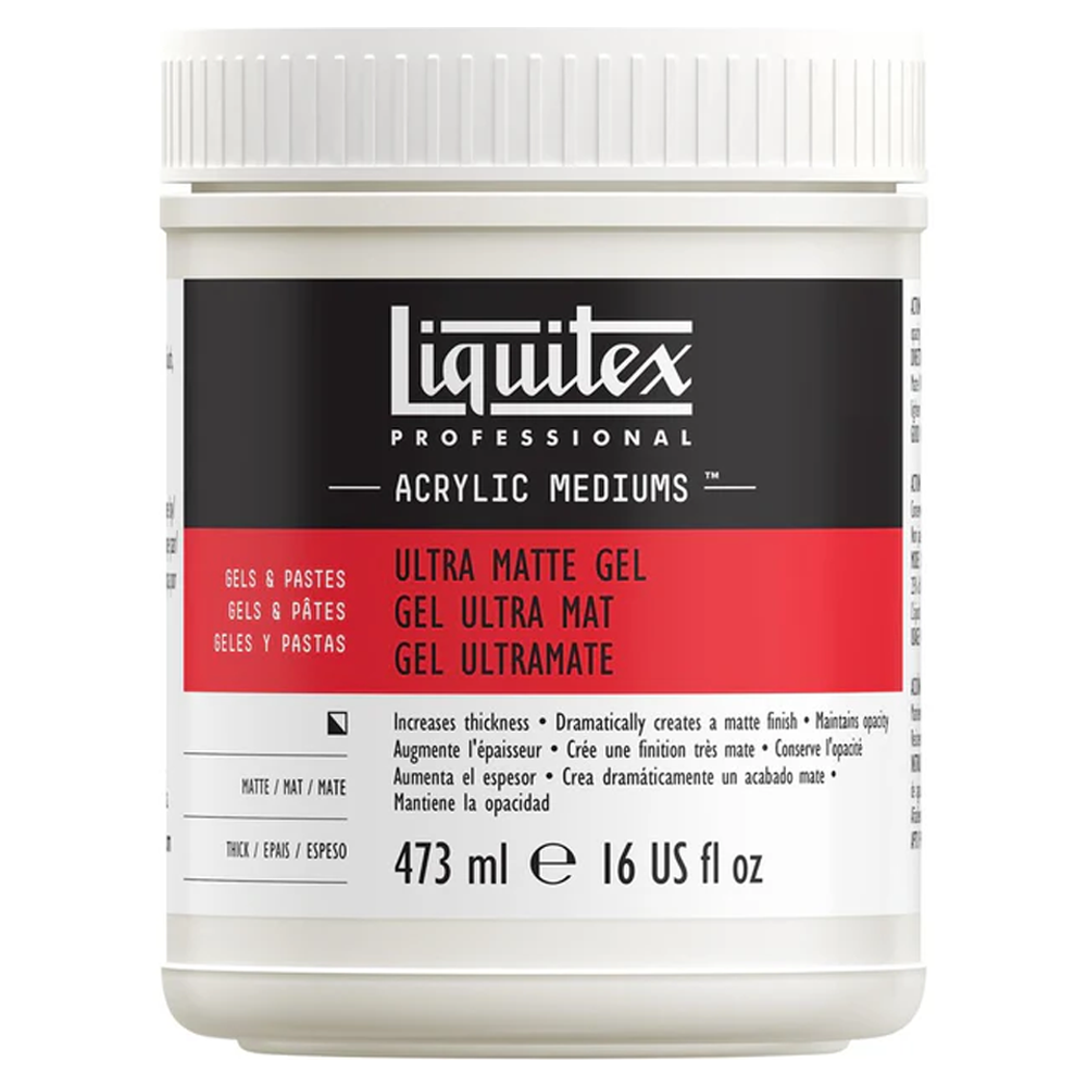 Liquitex Ultra Matte Gel Medium 16oz