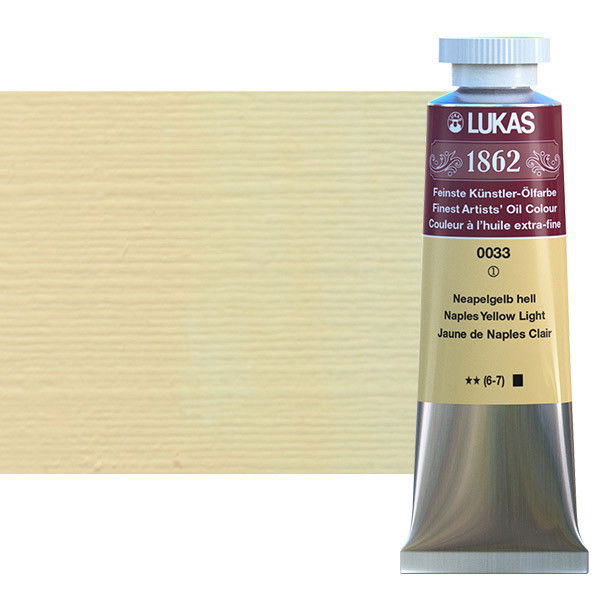 Lukas 1862 Oil Color 37 ml Naples Yellow Light - (200034322)