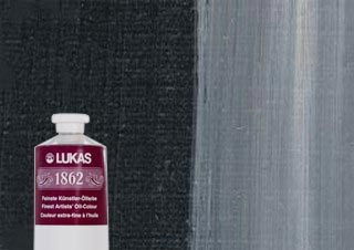 Lukas 1862 Oil Color Ivory Black 200ml Tube - (200004071)