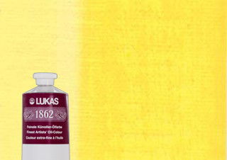 Lukas 1862 Oil Color Lemon Yellow (Primary Yellow) 37ml Tube - (58654)