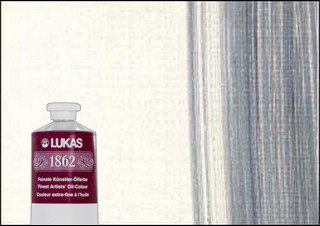 Lukas 1862 Oil Color Opaque White 37ml Tube - (58652)
