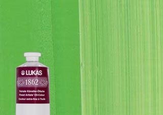 Lukas 1862 Oil Color Permanent Green Yellow 200ml Tube - (200004076)