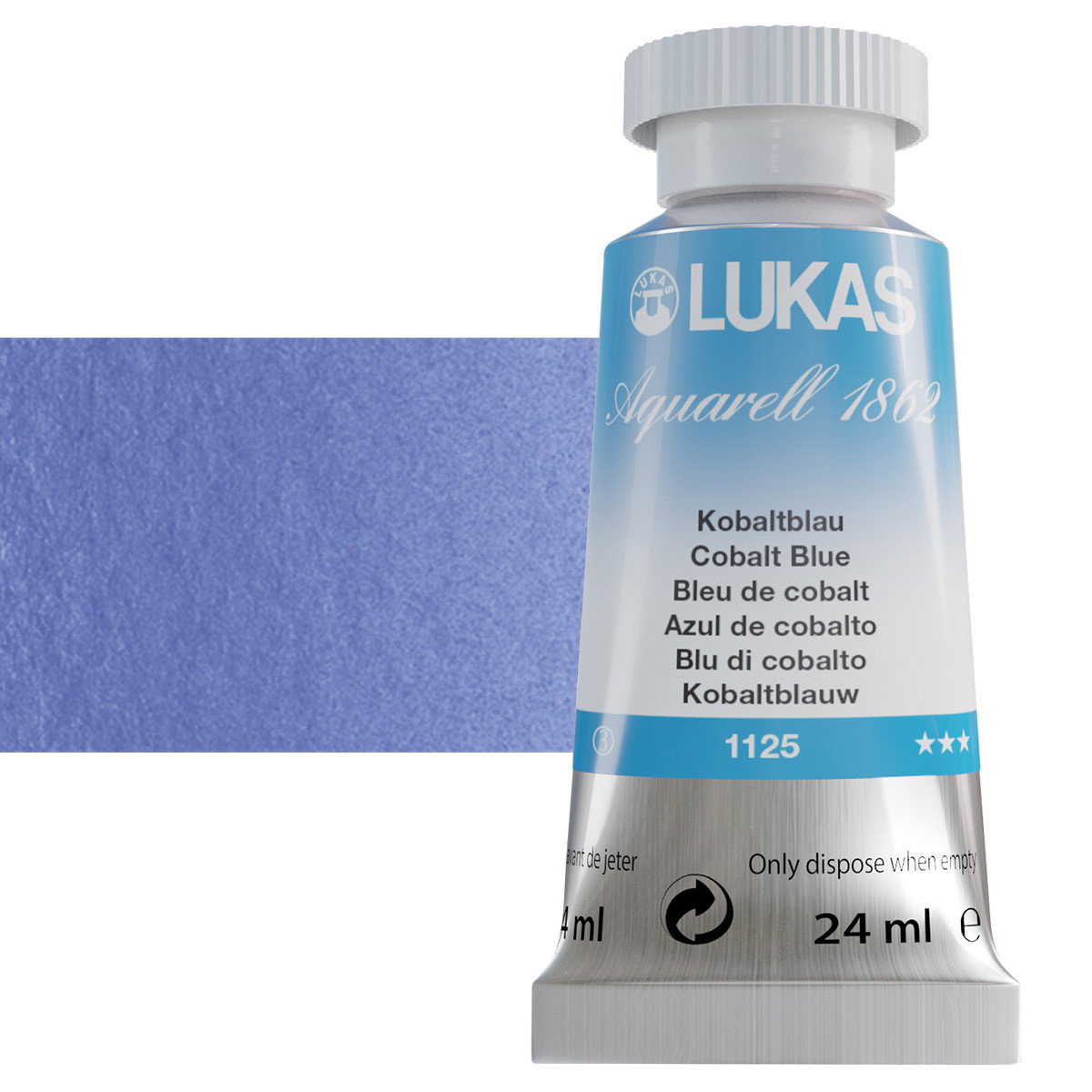 Lukas 1862 Watercolor Cobalt Blue 24ml Tube - (69506)