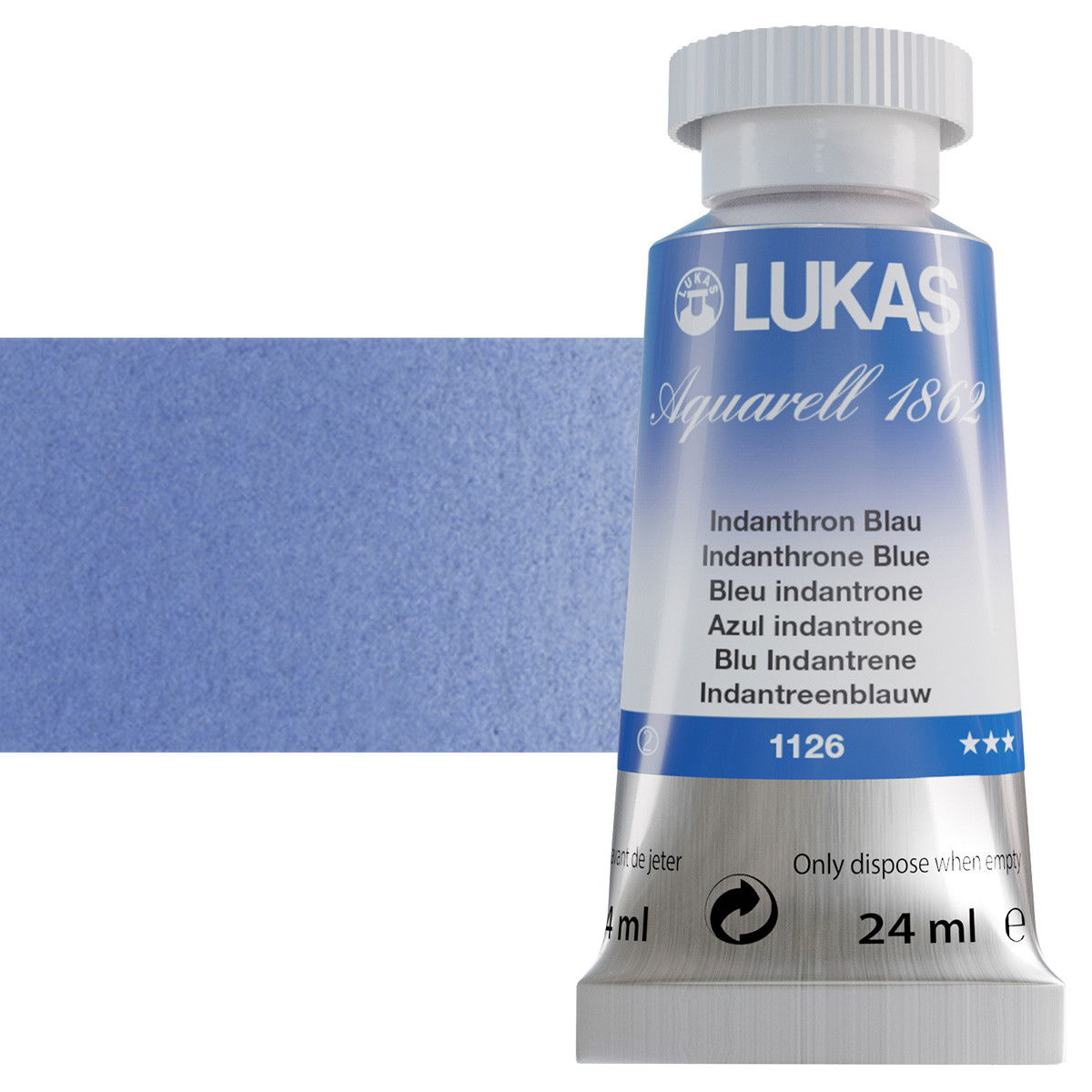 Lukas 1862 Watercolor Indanthrene Blue 24ml Tube - (69515)