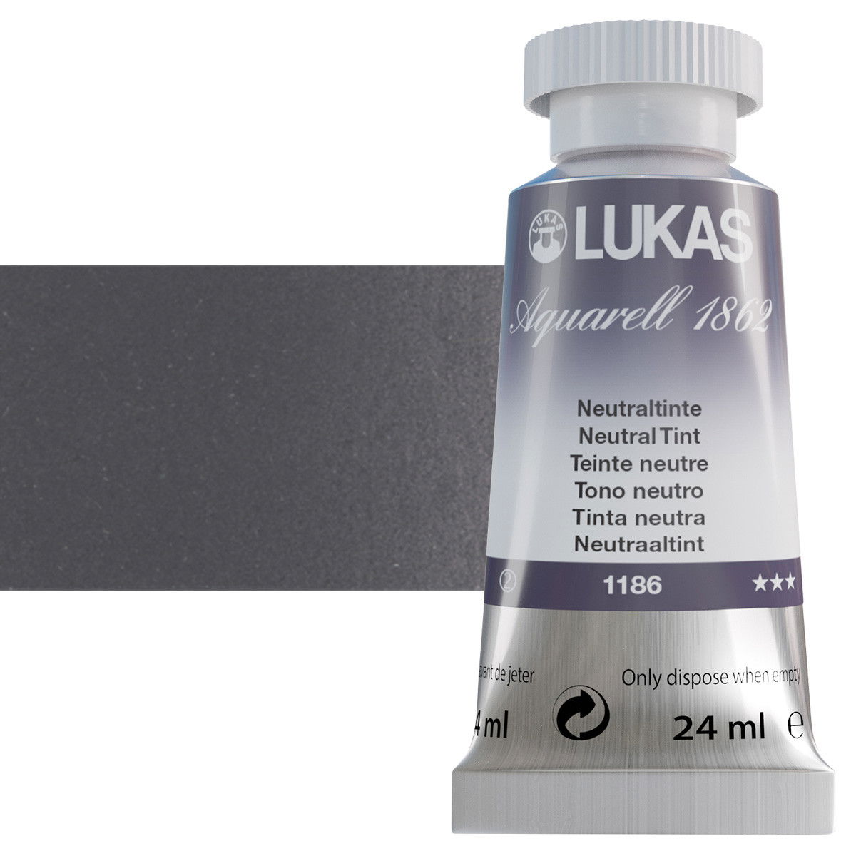 Lukas 1862 Watercolor Neutral Tint 24ml Tube - (69523)