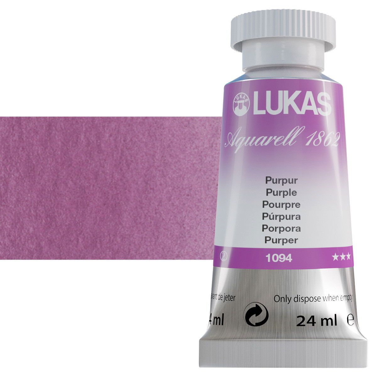 Lukas 1862 Watercolor Purple 24ml Tube - (69534)