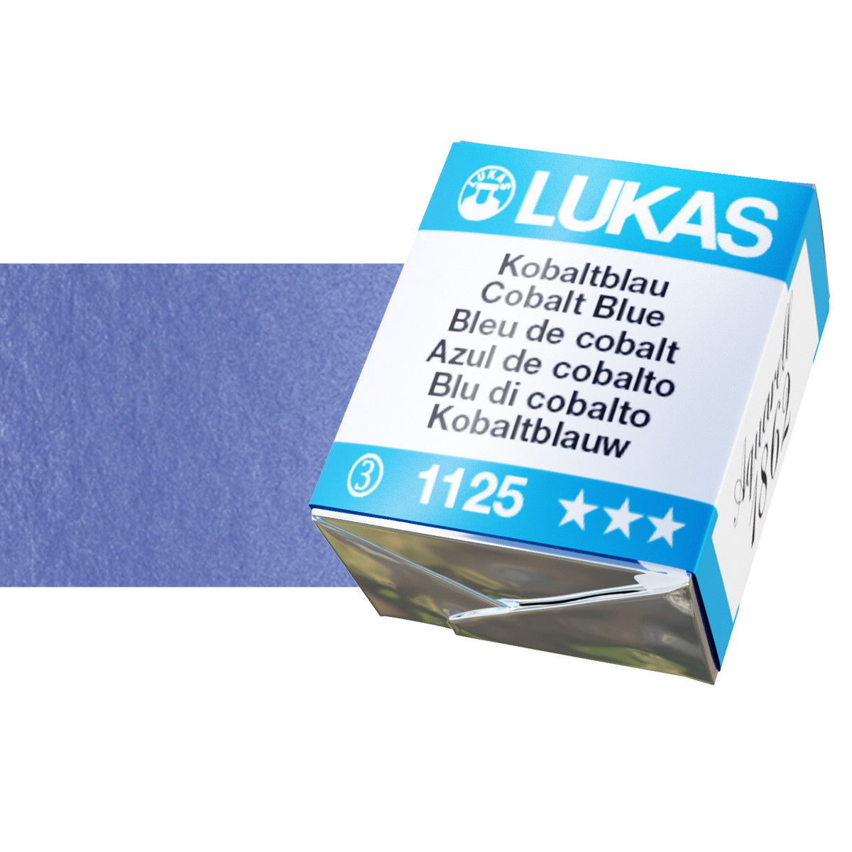 Lukas 1862 Watercolor Cobalt Blue Half Pan - (69552)