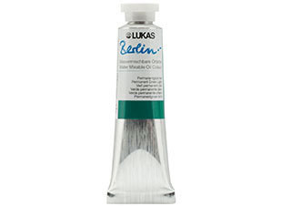 Lukas Berlin Water Mixable Oil Viridian Hue 37ml - (200018544)