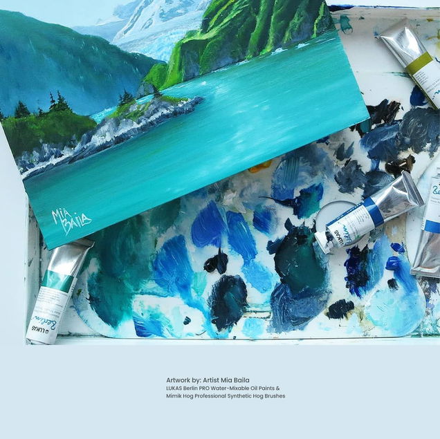 Lukas Berlin Water Mixable Oil Selection Set Ten 20ml Tubes Lukas Berlin Water Mixable Oil Selection Set Ten 20ml Tubes