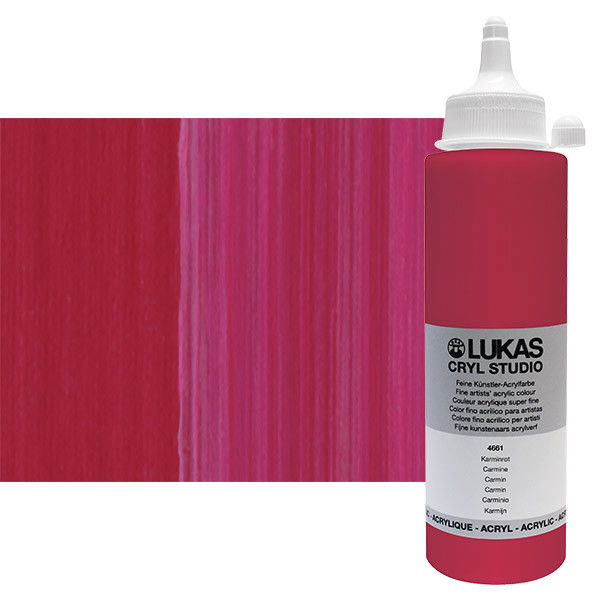 Lukas Cryl Studio Acrylic Paint 250ml Carmine - (83695)