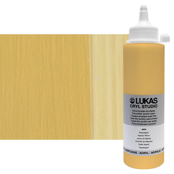 Lukas Cryl Studio Acrylic Paint 250ml Naples Yellow - (83708)