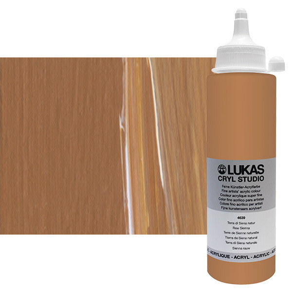 Lukas Cryl Studio Acrylic Paint 250ml Raw Sienna - (83715)