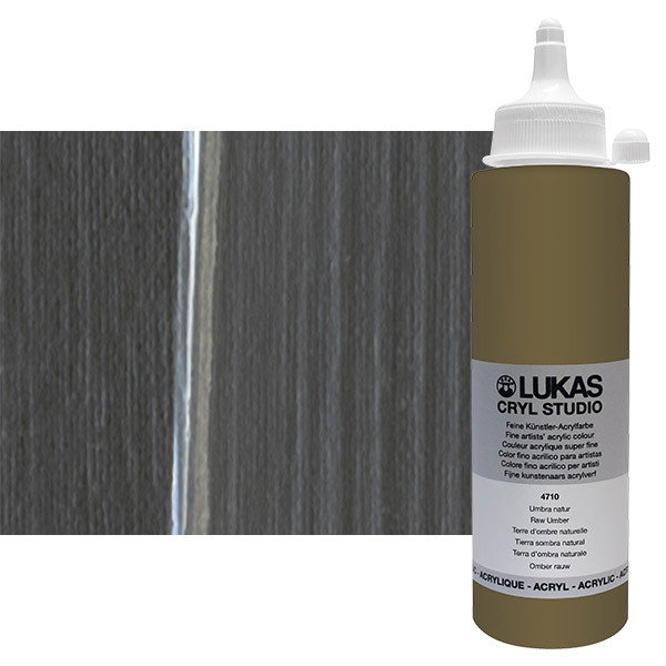 Lukas Cryl Studio Acrylic Paint 250ml Raw Umber - (83716)