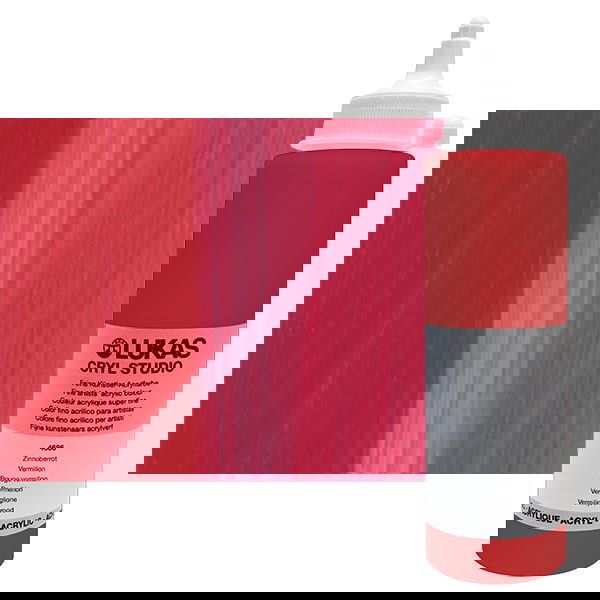 Lukas Cryl Studio Acrylic Paint 250ml Vermilion - (83721)