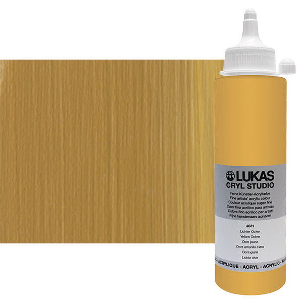 Lukas Cryl Studio Acrylic Paint 250ml Yellow Ochre - (83723)