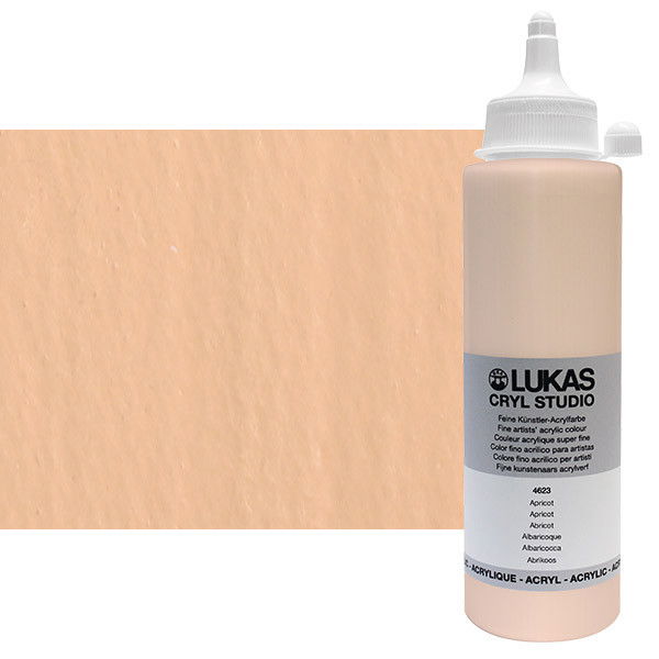 Lukas Cryl Studio Acrylic Paint Apricot 250ml Bottle - (73834)
