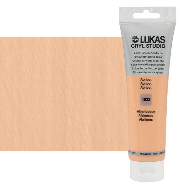 Lukas Cryl Studio Acrylic Paint Apricot 125ml - (200018379)