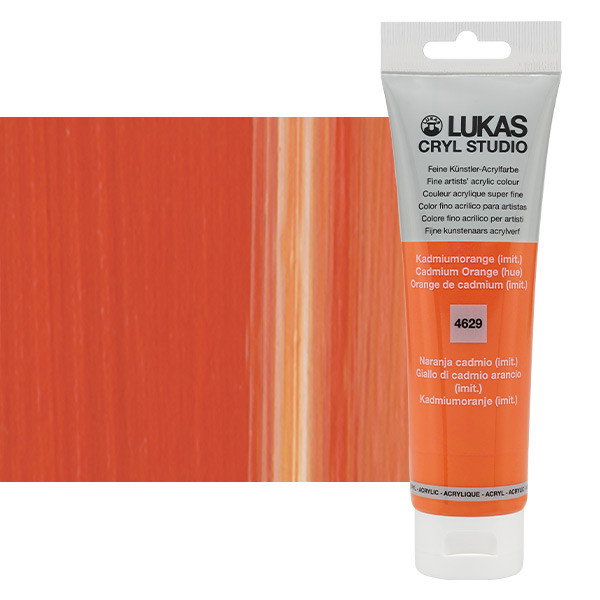 Lukas Cryl Studio Acrylic Paint Cadmium Orange Hue 125ml - (200018336)