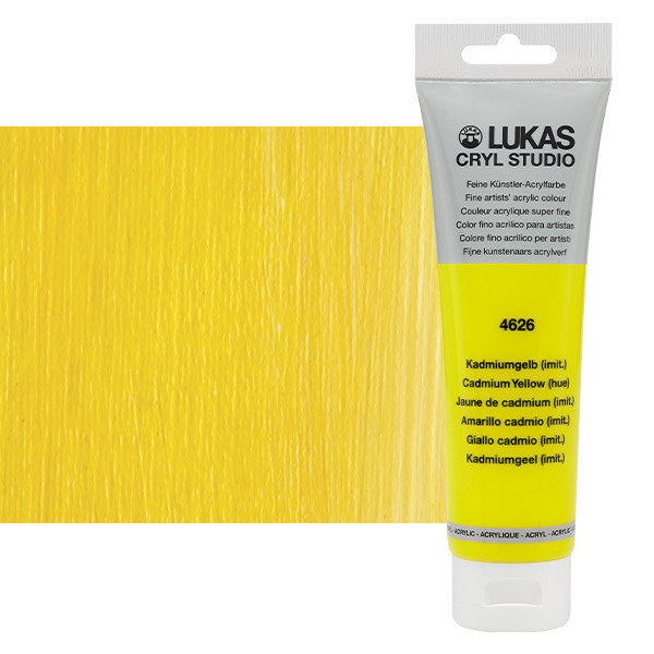Lukas Cryl Studio Acrylic Paint Cadmium Yellow Hue 125ml - (200018333)