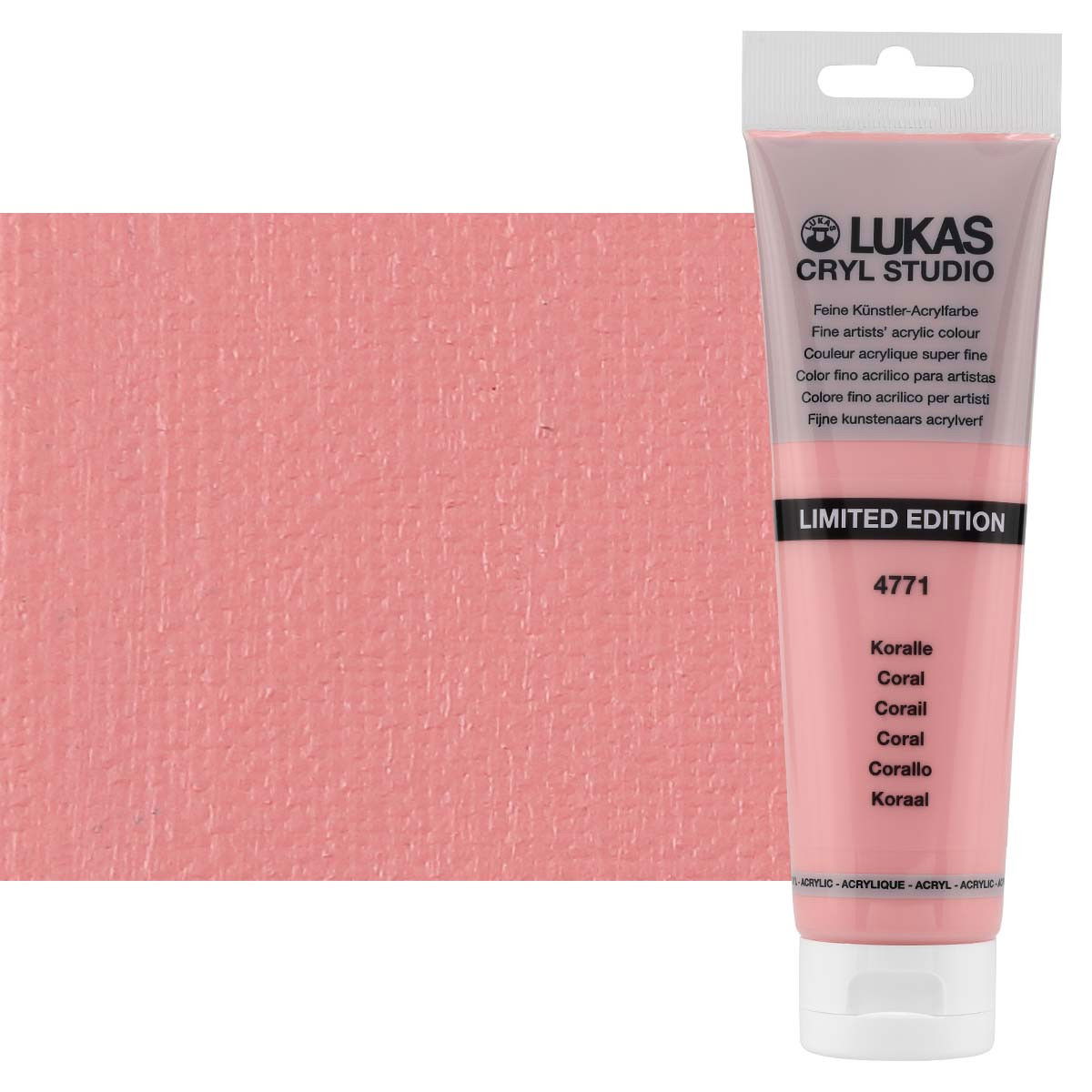 Lukas Cryl Studio Acrylic Paint Coral 125ml - (200041166)
