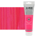 Lukas Cryl Studio Acrylic Paint Fluorescent Magenta 125ml Tube - (200018375)