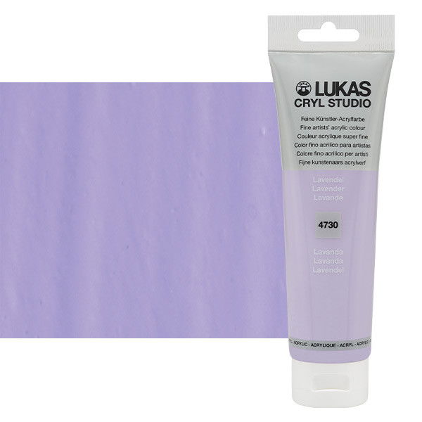 Lukas Cryl Studio Acrylic Paint Lavender 125ml Tube - (200018381)