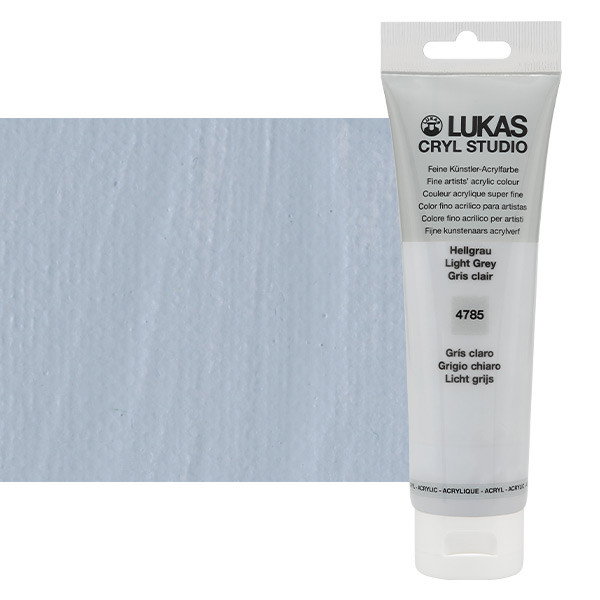 Lukas Cryl Studio Acrylic Paint Light Grey 125ml Tube - (200018389)