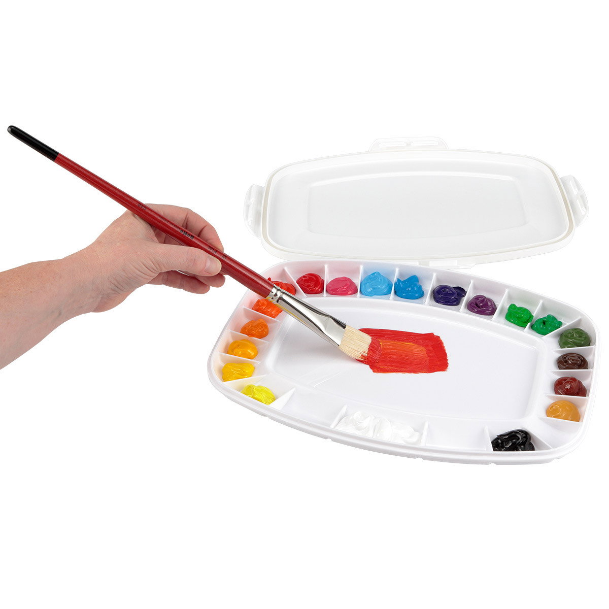 SoHo Air-Tight Mixed Media 23-Well Palette - (89710)