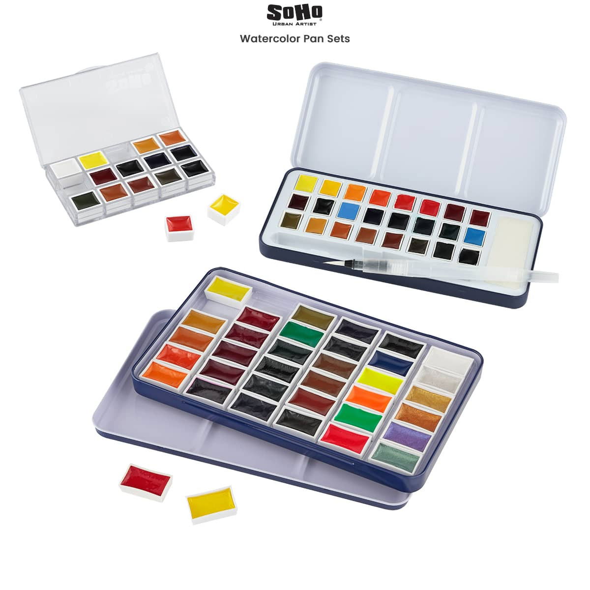 SoHo Semi-Moist Watercolor Sets