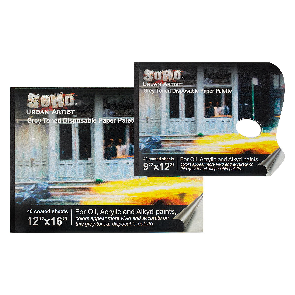 SoHo Urban Artist Grey Paper Palattes