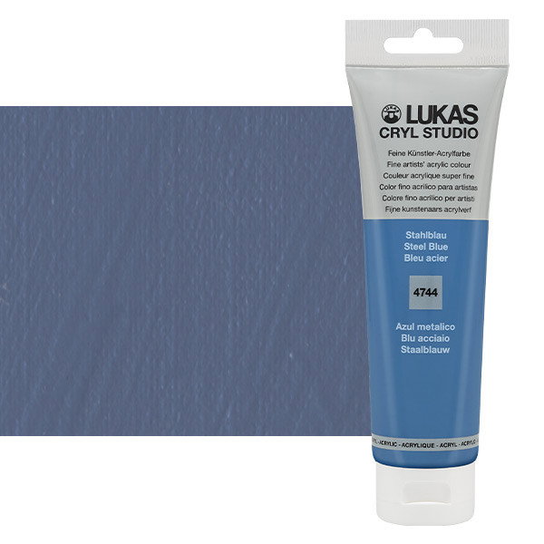 Lukas Cryl Studio Acrylic Paint Steel Blue 125ml Tube - (200018382)