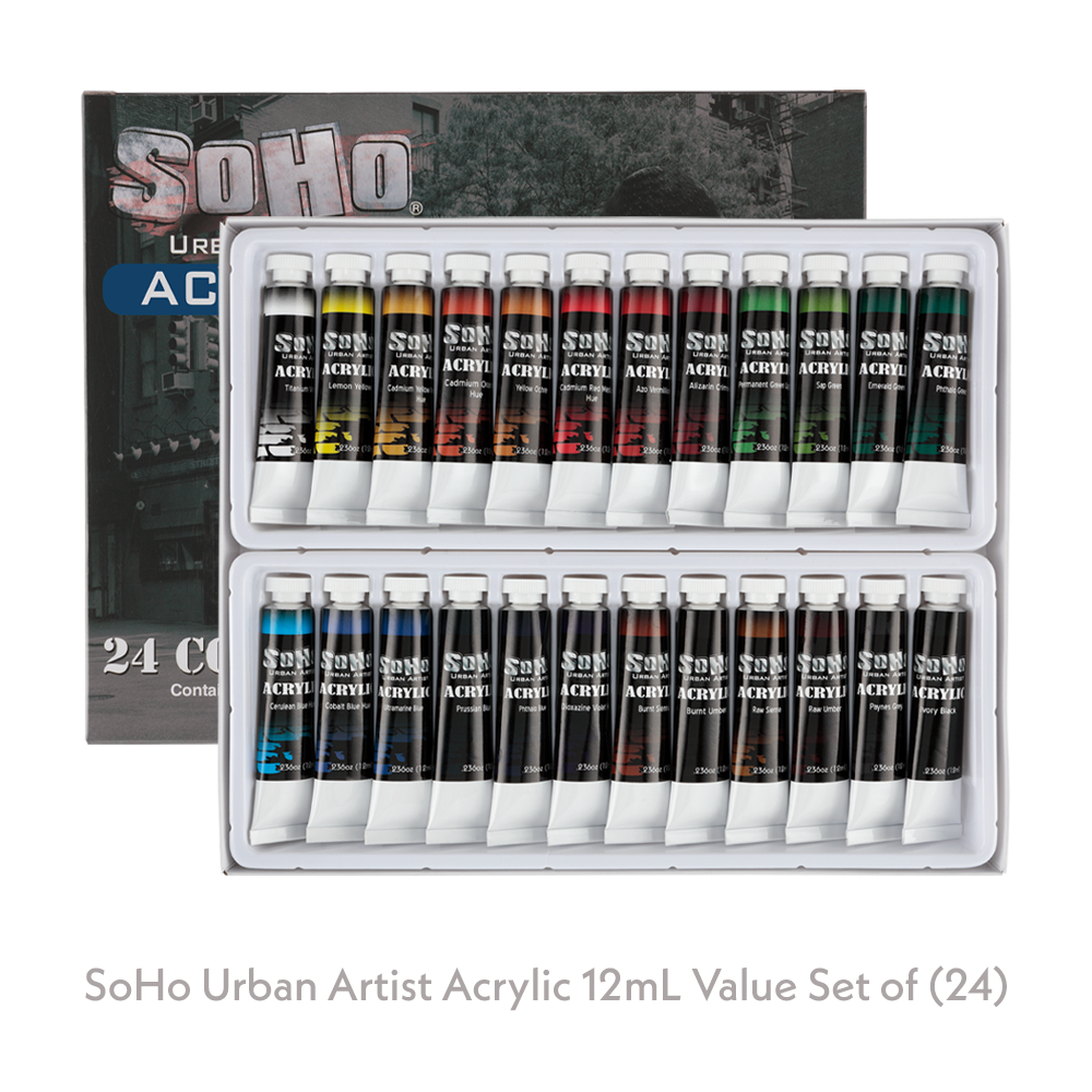 SoHo Urban Artist Acrylic Sets